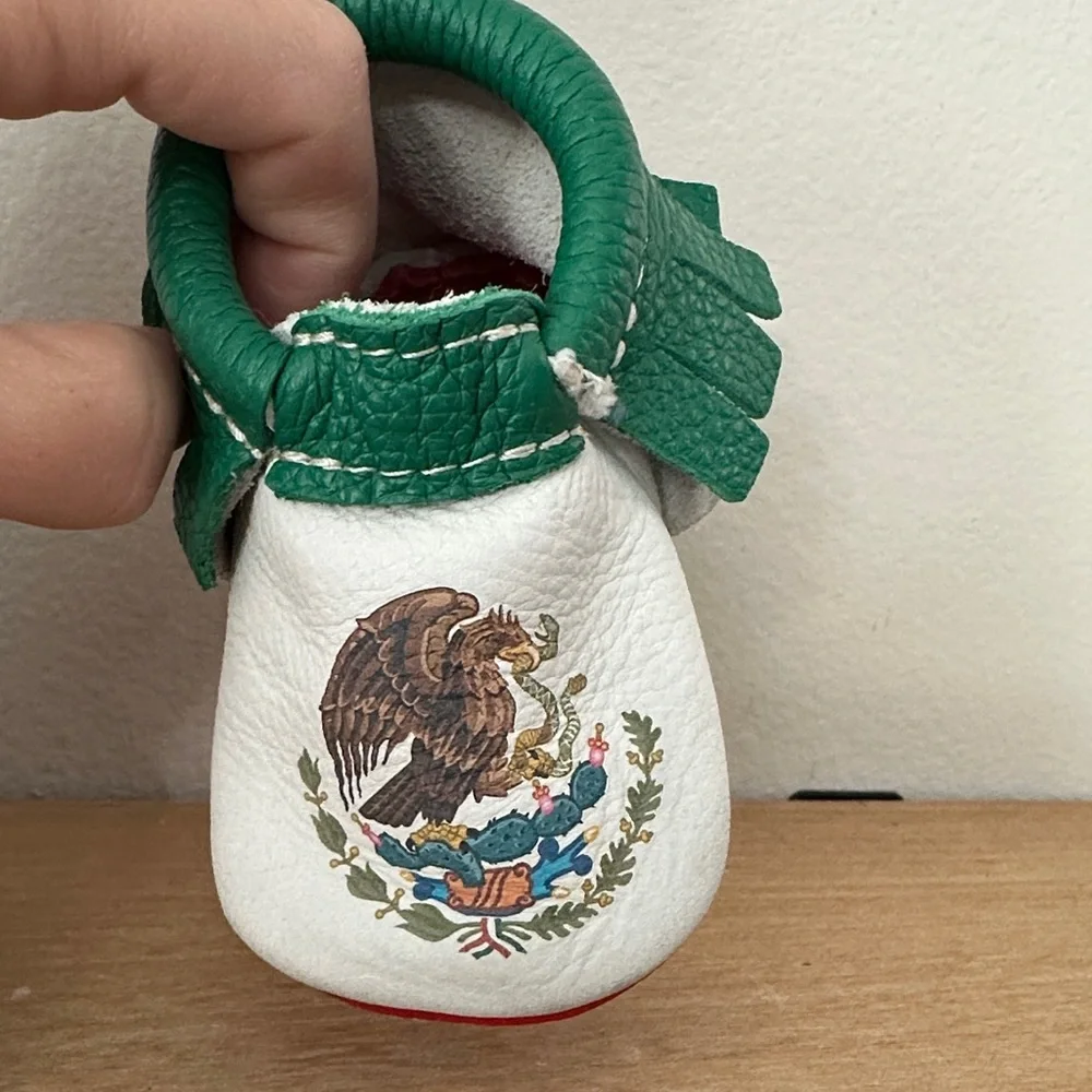 Freshly Picked Mexican Flag moccasins